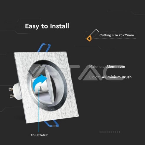 V-TAC VT-782 3606 Foco LED empotrable...