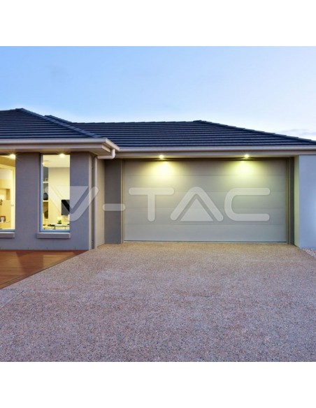 V-TAC VT-787 3616 Square Recessed LED Spotlight GU10 Satin Nickel Colour IP54