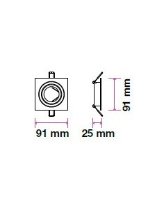 V-TAC VT-782 3605 Square... 2