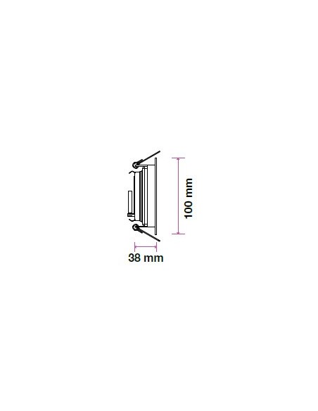V-TAC VT-781 3598 Vierkant Instelbare LED Inbouwspot GU10 Satijn Nikkel Kleur met Zwart Binnenwerk