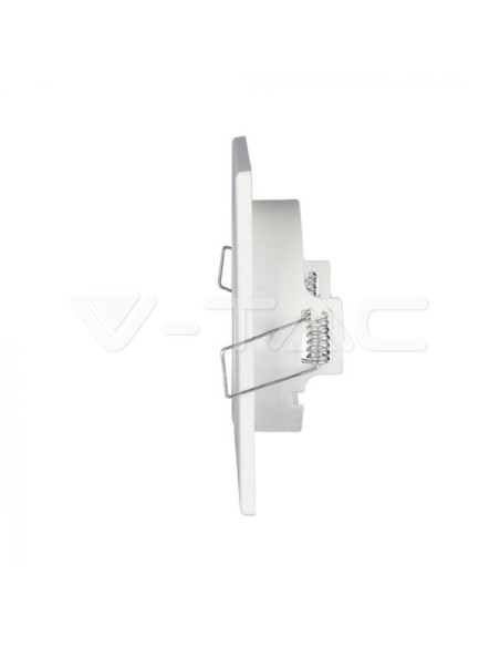 V-TAC VT-7227 3472 Quadratischer verstellbarer LED-Einbaustrahler GU10 Weiß