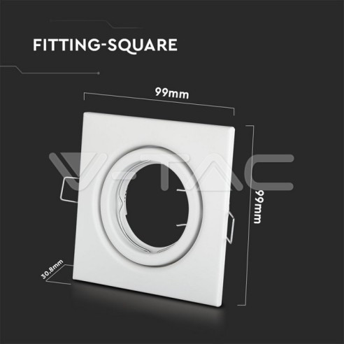 V-TAC VT-7227 3472 Square Adjustable...