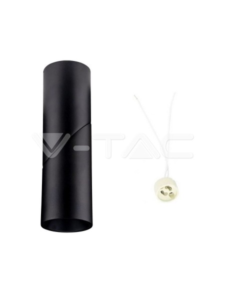 V-TAC VT-804 8947 LED-Aufbaustrahler GU10 Gehäuse Schwarz