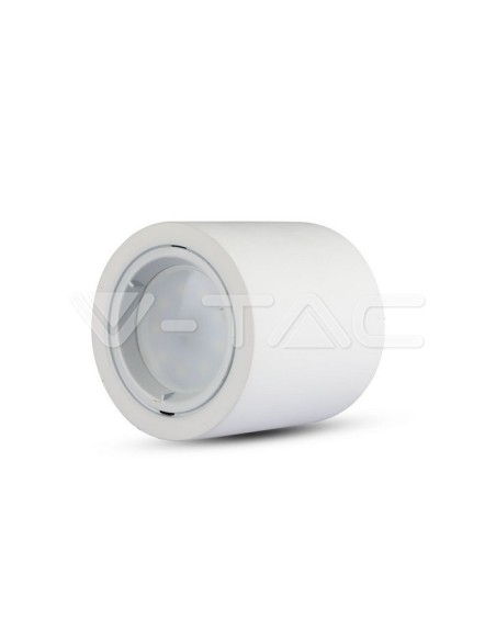 V-TAC VT-716 3667 Opbouw LED Spotlight Houder Rond GU10 Gipskorf Wit