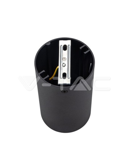 V-TAC VT-882 8997 Surface Mount LED Spotlight Holder Round GU10 Black Body and Rose Gold Reflector