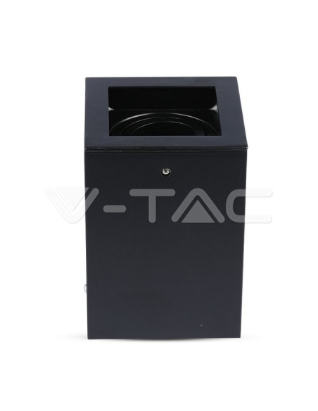 V-TAC VT-797 3631 LED Spotlight Opbouw Houder Verstelbare Ronde GU10 Kleur Zwart