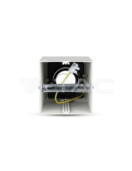 V-TAC VT-797 3630 LED-Strahlerhalterung Aufputz Rotunde GU10 Farbe Weiß