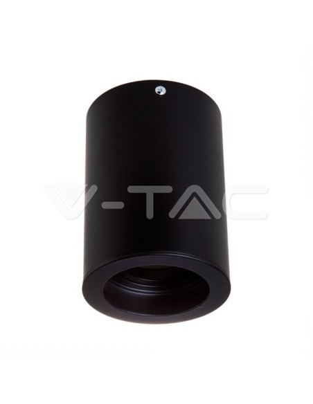 V-TAC VT-796 3628 LED opbouwspot verstelbaar rond GU10 kleur zwart