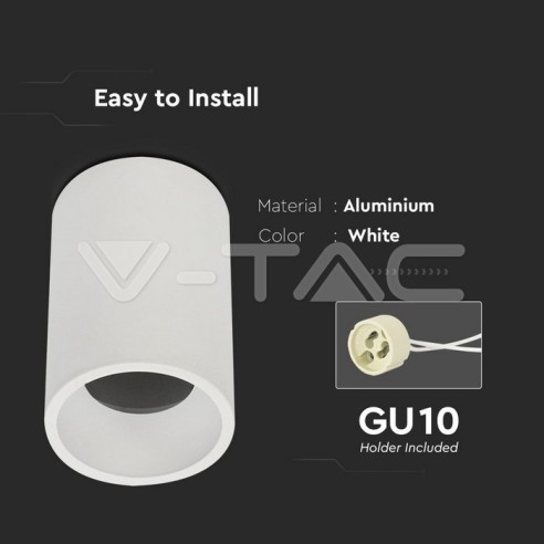 V-TAC VT-802-W 8944 Surface-mounted...