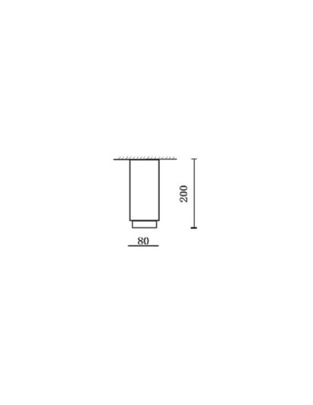 V-TAC VT-865 3113 Surface Mount LED Spotlight Holder Round GU10 White Plaster Body and Metal Base Pink Gold