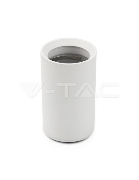 V-TAC VT-807 8948 Opbouw LED Spotlight Houder Rond GU10 Lichaam Wit (H : 100mm)