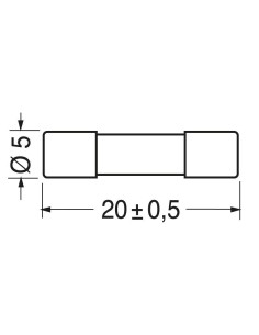 Fusibile rapido 5x20mm 250V... 2
