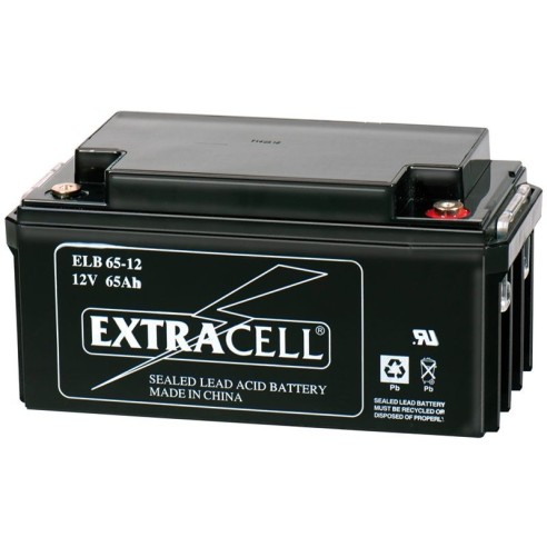 Batería de plomo sellada de 12V y 65Ah