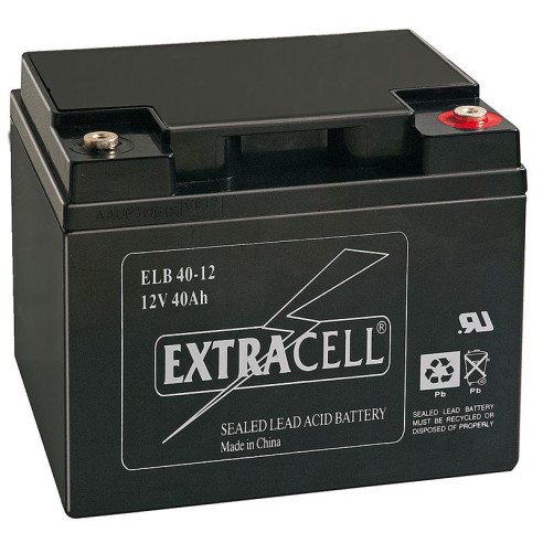 12V 40Ah verzegelde lood-zuur batterij