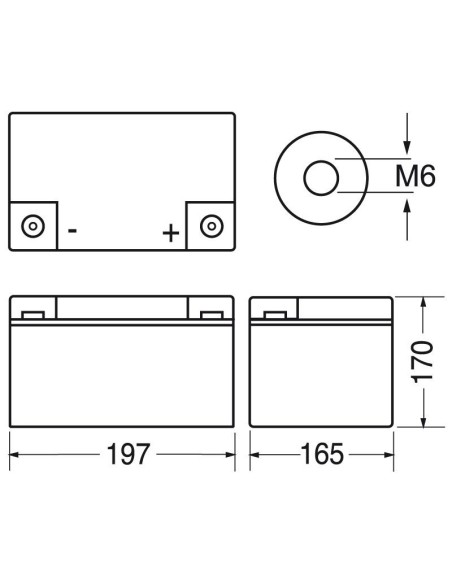 12V 40Ah verschlossene Bleibatterie