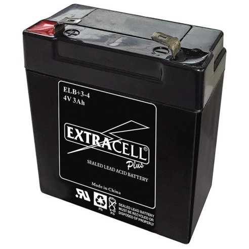 Batería de plomo sellada de 4V y 3Ah