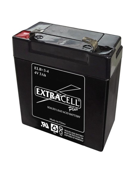4V 3Ah sealed lead-acid battery
