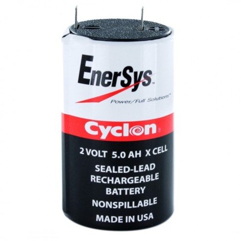 Cylindrical lead acid battery 2V 5Ah