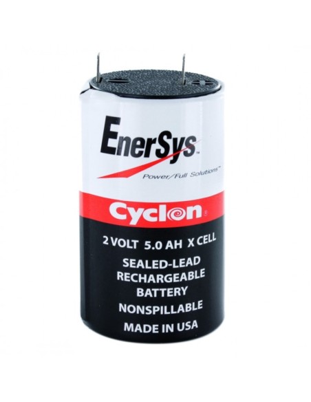 Cylindrical lead acid battery 2V 5Ah