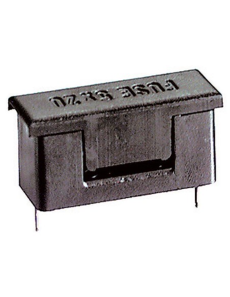 Leiterplatten-Sicherungshalter mit Abdeckung für Sicherung ⌀5x20mm