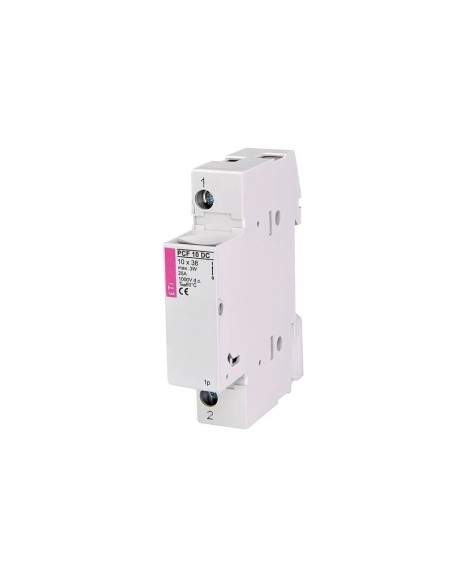 Sicherungshalter mit ausziehbarer Schublade für Sicherungen ⌀10x38mm für Photovoltaik, Hutschienenmontage