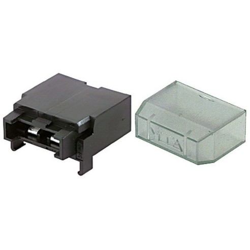 Panel fuse holder for blade fuses