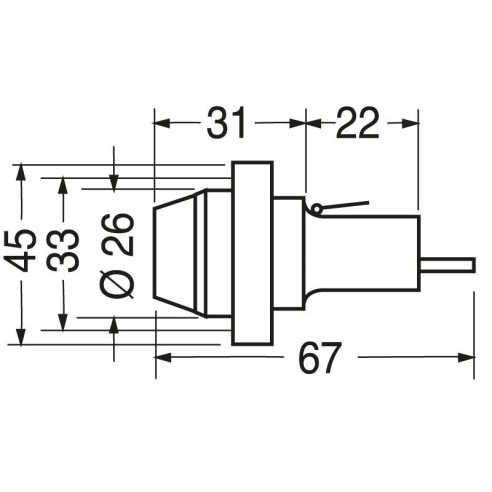 Panel fuse holder for fuses ⌀10x38mm