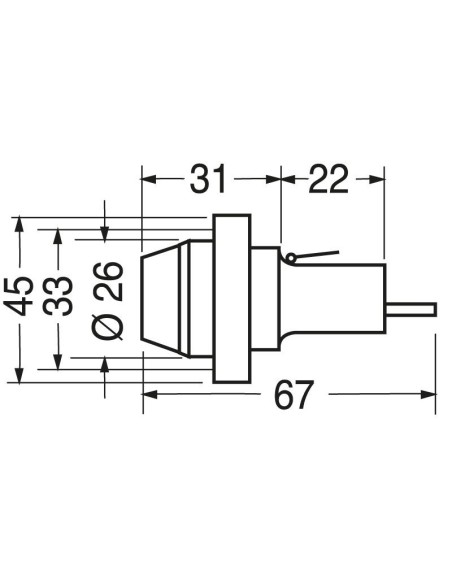 Porte-fusible de panneau pour fusibles ⌀10x38mm
