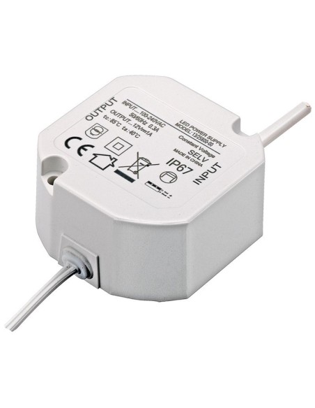 Alimentatore switching 12Vdc 1,5A da esterno IP67 con spinotto 5,5x2,1mm - Victory