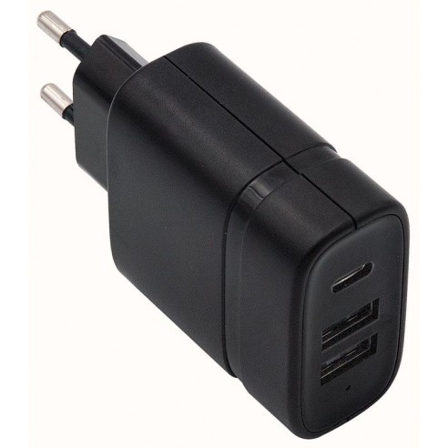 USB 5V 3A-Netzteil mit 2 USB 2.0 Typ...