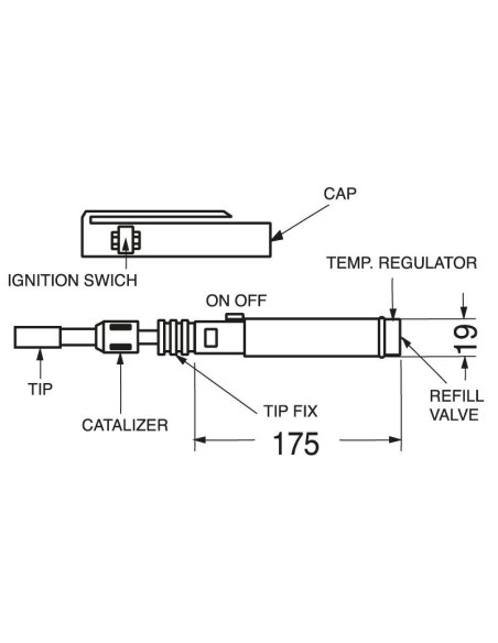 Saldatore a gas 60W