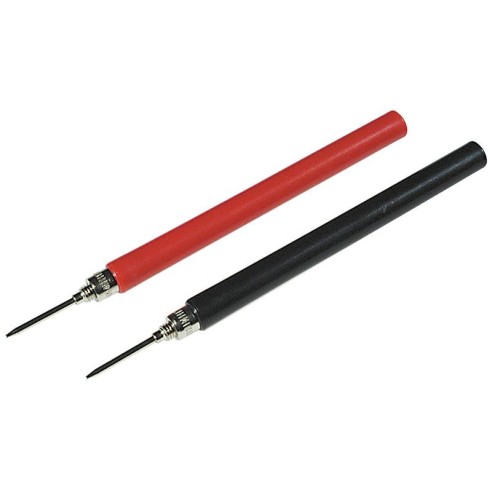 Paar rot/schwarze Spitzen