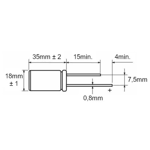 Elektrolytische condensator 100V...