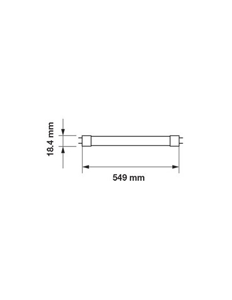 V-TAC VT-6005 LED-Schlauch T5 8W G5 60cm