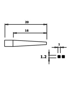 Pliers with straight, short... 2