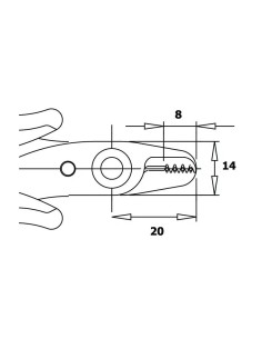 Abisolierzange 0.32 ~... 2