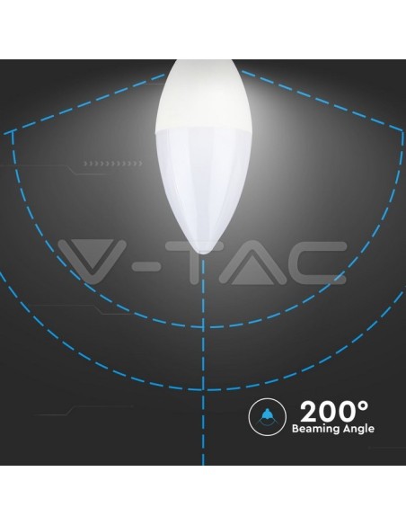 V-TAC VT-1855 Lampadina LED E14 4,5W Candela