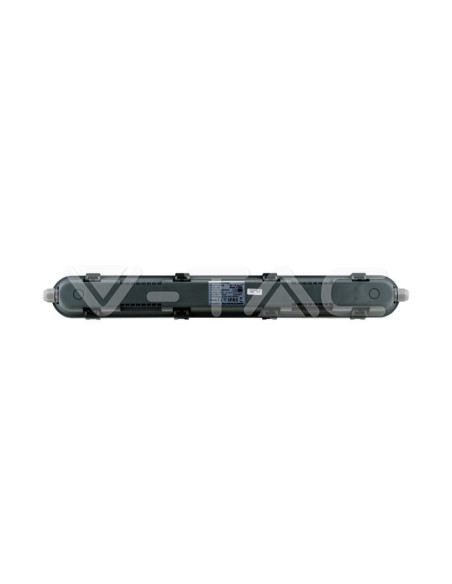 V-TAC PRO VT-60018 Plafoniera LED Chip Samsung Impermeabile 18W M-Series 60cm 120LM/W Trasparente IP65