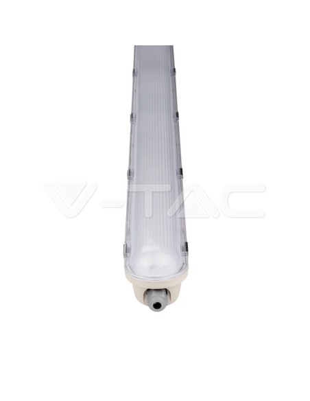 V-TAC PRO VT-150148-T Samsung Chip LED-Deckenleuchte Wasserdicht 48W M-Serie 1500mm 120LM/W Transparent IP65