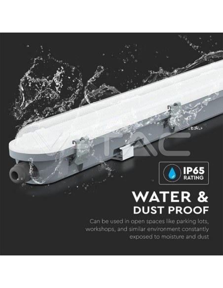 V-TAC PRO VT-60018-M LED Ceiling Light with Samsung Chip 18W M-Series 600mm Satin Cover IP65 120LM/W