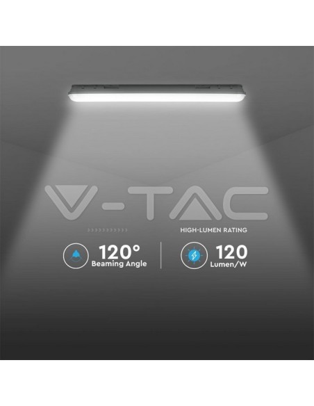 V-TAC PRO VT-60018-M Plafoniera LED con Chip Samsung 18W M-Series 600mm Copertura Satinata IP65 120LM/W