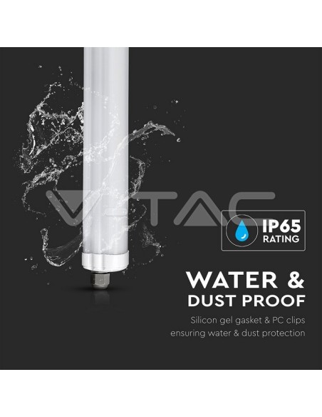 V-TAC VT-6076 Waterdichte LED Plafondlamp 18W G-Serie 60cm IP65