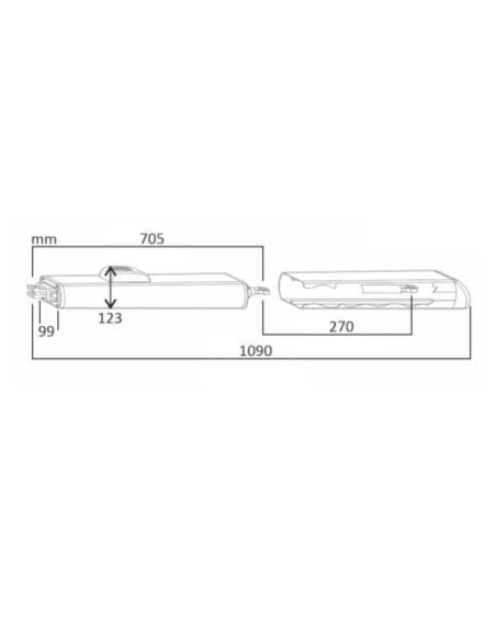 PL Hydraulikmotor für Drehtore, 230Vac, max 300Kg / 1,80 Meter pro Torflügel - Tecno Automazione MODI3VT