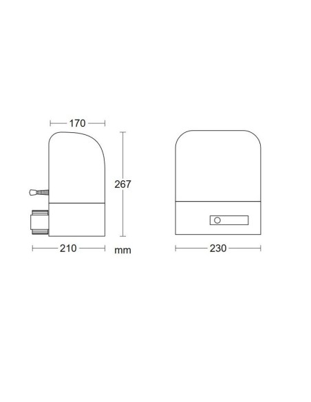 Motore elettromeccanico V160 per cancelli scorrevoli, 230Vac, max 600Kg - Tecno Automazione MXDV16T