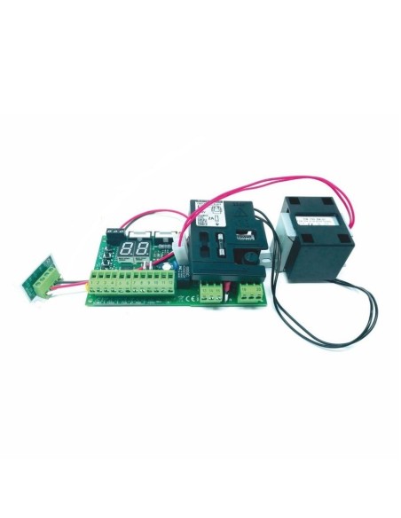 M2 800 motor kit with rack, T011S control unit, radio controls, photocells and a flashing light - Tecno Automazione KITS29TN