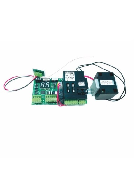 Motorbausatz M2 800 mit Steuergerät T011S, Funksteuerung, Fotozellen und Blinklicht - Tecno Automazione KITS59TN
