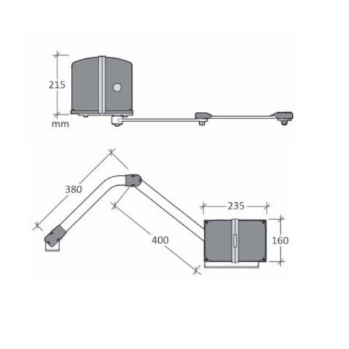 X70 motor kit with T011A control...