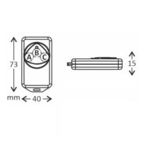 Gulliver gate opener radio remote...