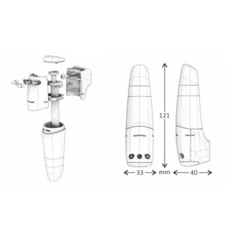 Vega 12V AC/DC LED-Blinkleuchte, 360°...