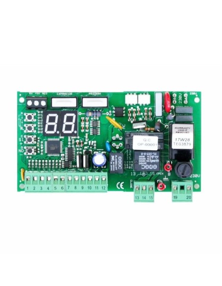 Centrale di comando T011S 230Vac 433,92MHz con modulo radio, trasformatore e carter di protezione - Tecno Automazione CNTSR5T
